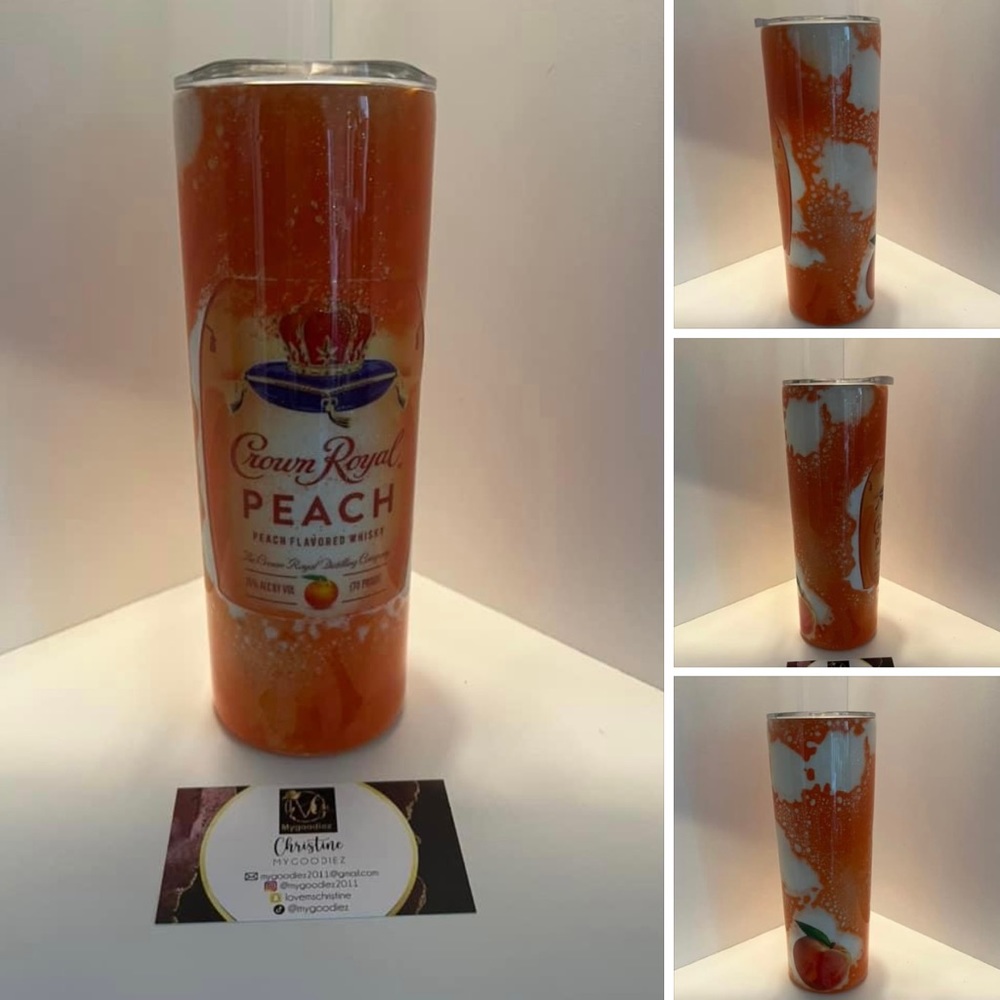PEACH CROWN INSULATED TUMBLER
